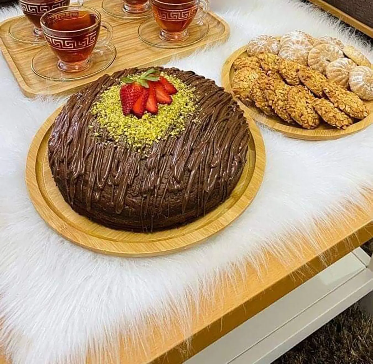 تزیین کیک خونگی