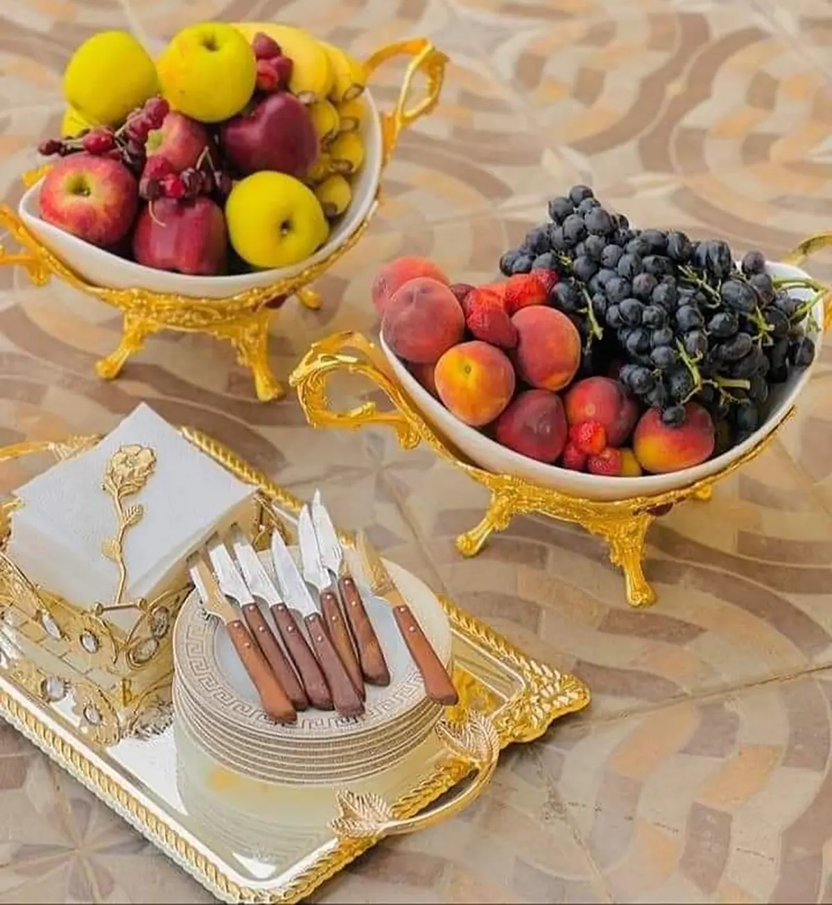 ظروف پذیرایی لاکچری دیجی کالا

