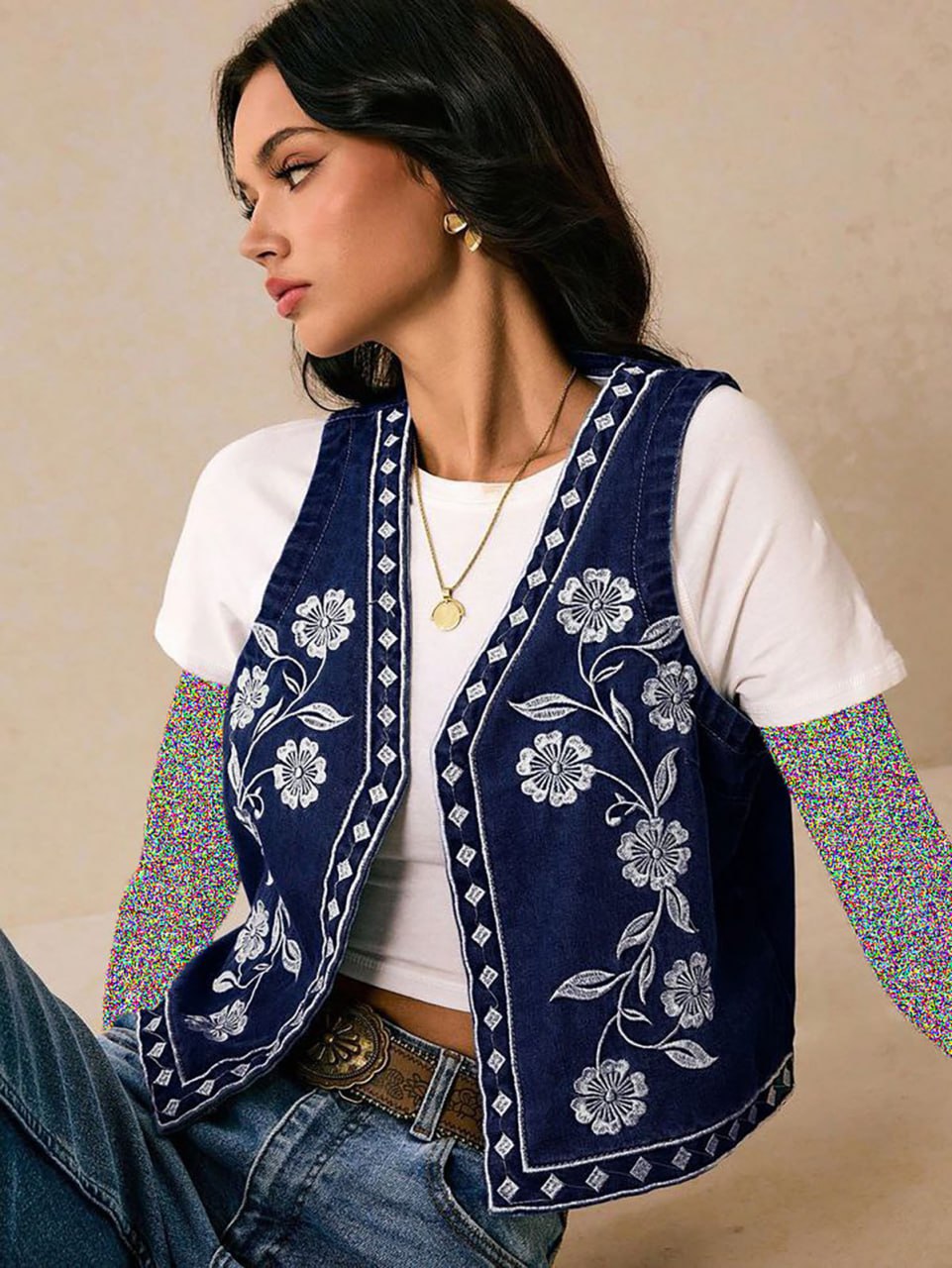 مدل جلیقه زنانه سنتی
