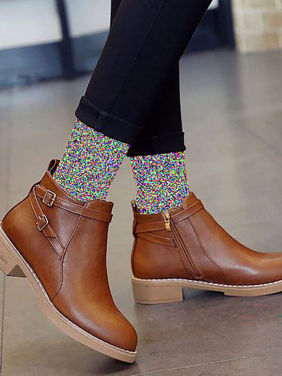 بوت قهوه ای بلند