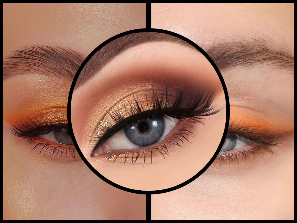 ارایش نارنجی ساده