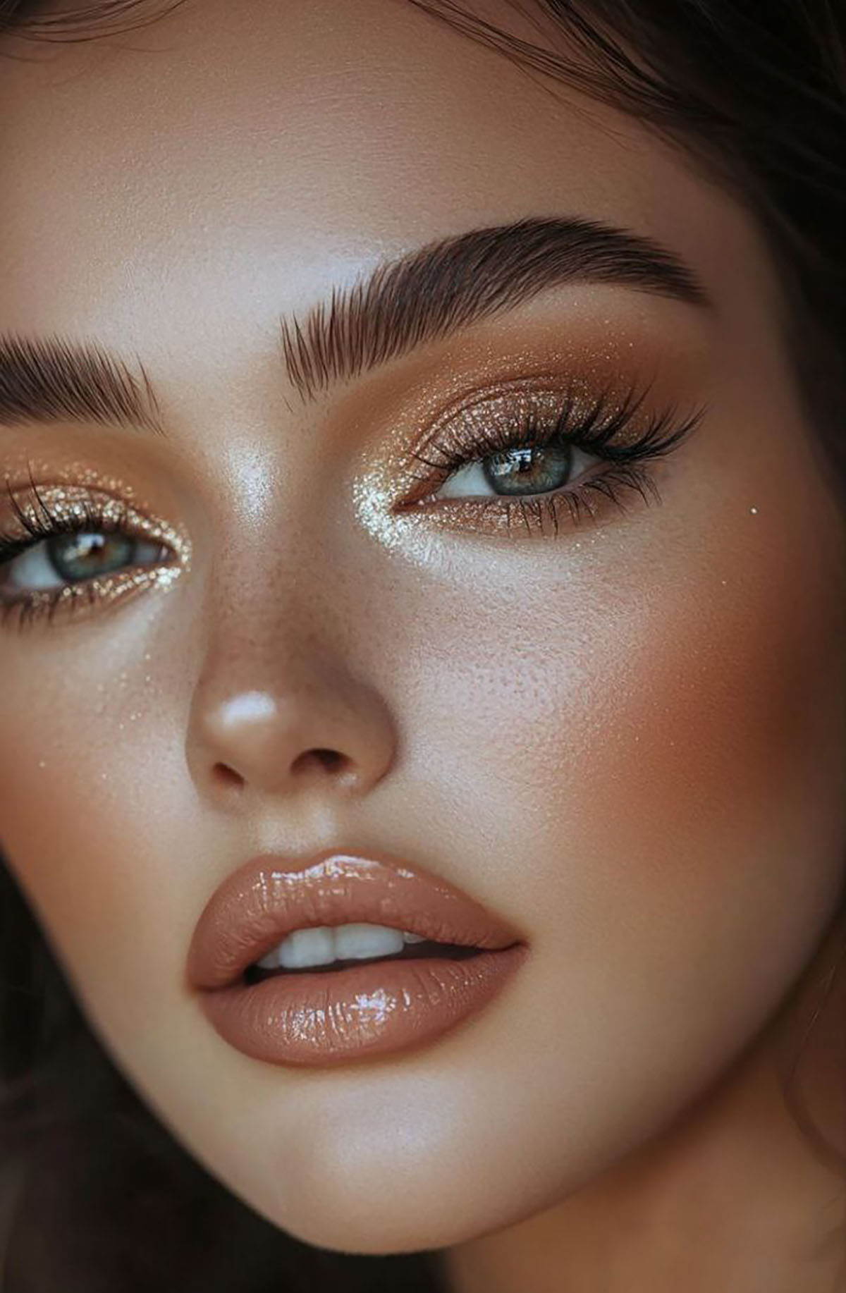 مدل سایه چشم ساده و شیک
